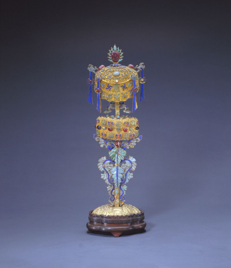 图片[3]-Eight treasures inlaid with gold and precious stones-China Archive